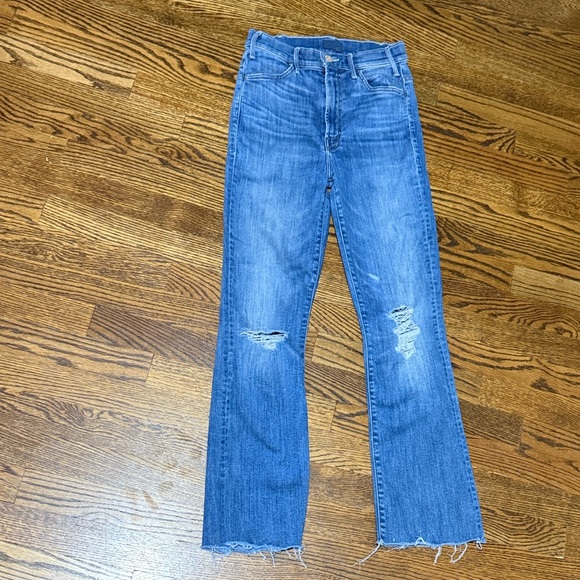 MOTHER The Hustler Ankle Chew Jean - Picture 1 of 7